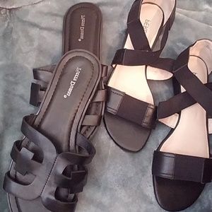 Black sandals